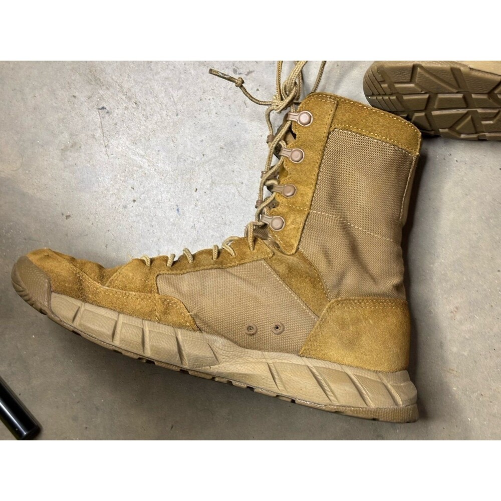 Oakley 11188-86W Tactical Boots Men 8.5 Tan Military Combat Lace Up - Picture 6 of 10